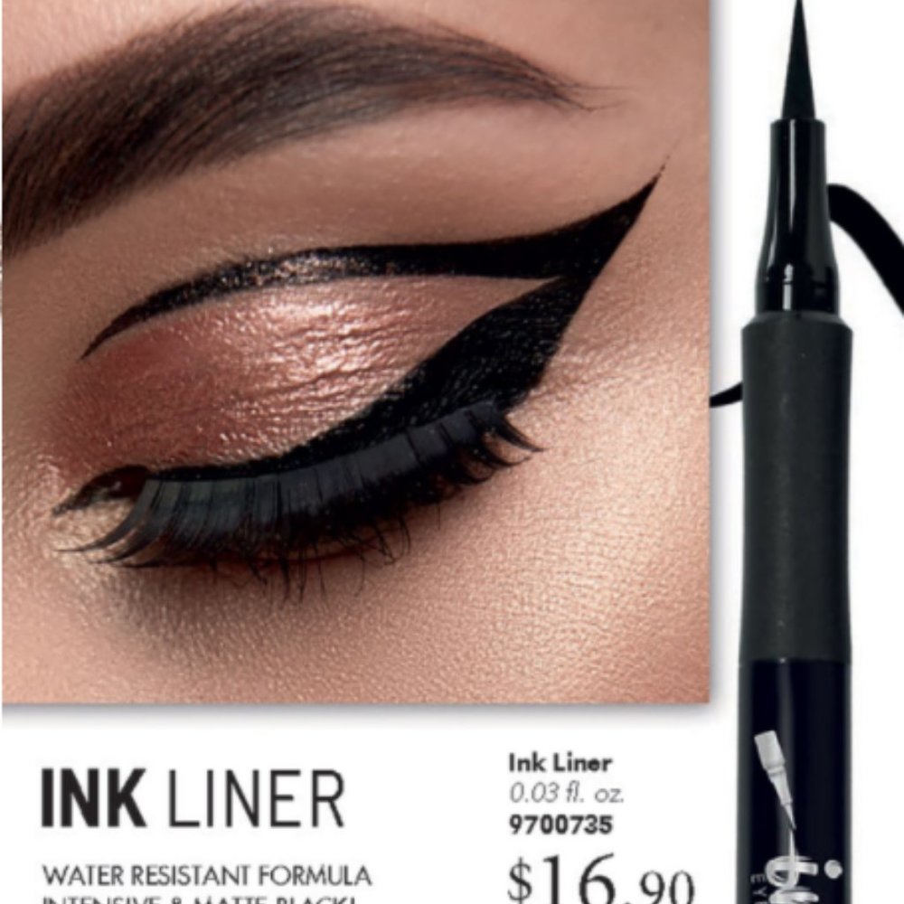 Ink Liner Farmasi Water Resistant Formula Black
